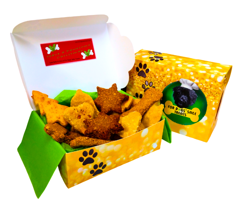 1 Delicious Christmas Selection Box for Dogs - For Dogs Sake Treats